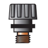Bouchon court Lg.22,5mm avec joint pour torche refroidie air