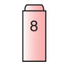 Buse céramique Gr.8 pour torche TIG air. Pour TIG17, TIG18, TIG26.