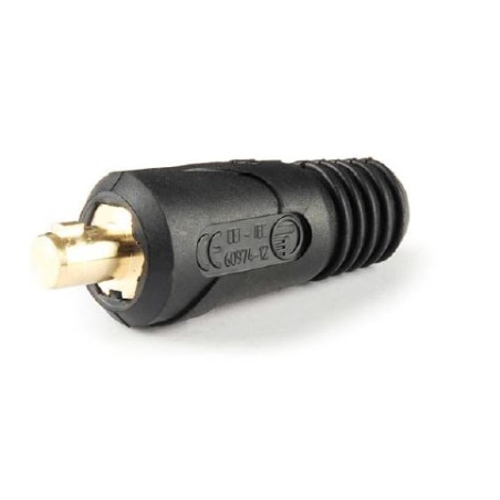 Raccord male PT pour cable de soudage de 10 à 25 mm2. 200A