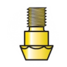 Support de tube contact M8 en cuivre, pour torche MIG de 250A.