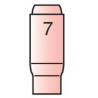 Buse céramique Gr.7 pour torche TIG air. Pour TIG17, TIG18, TIG26.