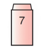 Buse céramique Gr.7 pour torche TIG eau. Pour TIG9, TIG20.