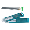 Électrode tungstène pur (vert) pour le soudage TIG de l'aluminium.