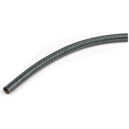 Tuyau noir renforcé par une tresse D.int.5mm, D.ext.8mm.