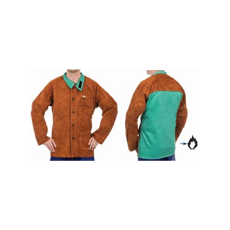 Veste de soudeur en cuir
