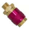 Raccord rapide eau femelle rouge ou bleu pour refroidisseur - 1/8G