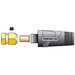 Connecteur femelle enfichable TBK pour câble de soudage