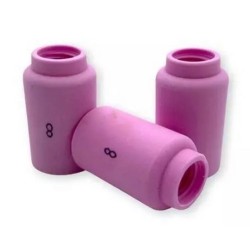 Buse céramique pour torche TIG 9 - 20 - 25 / N° 4 - 5 - 6 - 7 - 8 - 10