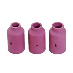 Buse Gas Lens pour torche TIG 17 - 18 - 26 / N° 4 - 6 - 7 - 8 - 11