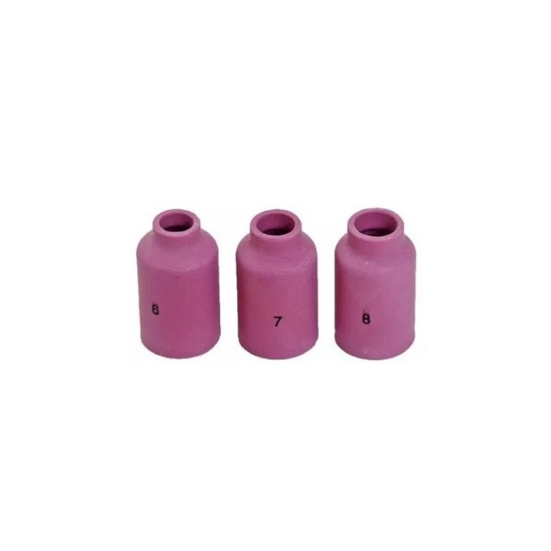 Buse Gas Lens pour torche TIG 17 - 18 - 26 / N° 4 - 6 - 7 - 8 - 11