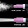 Buse Gas Lens pour torche TIG 9 - 20 - 25 / N° 4 - 6 - 8