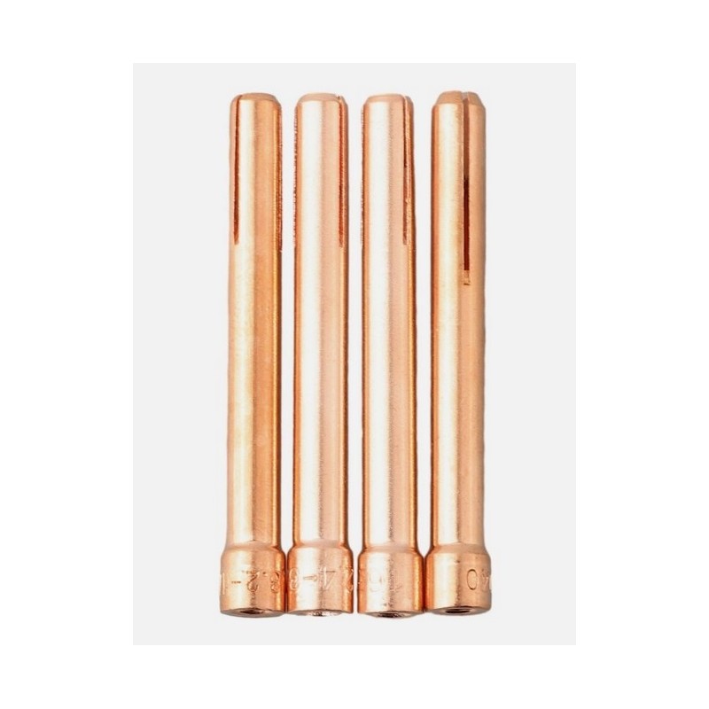 Pince électrode pour torche TIG 17 - 18 - 26 / D 1.0, 1.6, 2.0, 2.4, 3.2 et 4.0mm Pince électrode pour torche TIG 17 - 18 - 26 / D 1.0, 1.6, 2.0, 2.4, 3.2 et 4.0mm