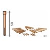 Pince électrode pour torche TIG 17 - 18 - 26 / D 1.0, 1.6, 2.0, 2.4, 3.2 et 4.0mm