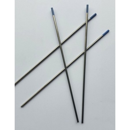 Électrode tungstène bleue 2% lanthane Lg 150 mm - D 1.0 - 1.6 - 2.0 - 2.4 - 3.2 - 4.0 mm