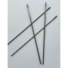 Électrode tungstène bleue 2% lanthane Lg 150 mm - D 1.0 - 1.6 - 2.0 - 2.4 - 3.2 - 4.0 mm