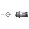 Connecteur mâle 2 pôles (Esab)