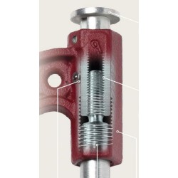 Serre-joint MaxiPress F - Saillie de 12cm - Puissance de serrage 900Kg