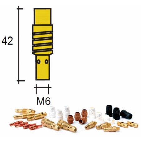 support tube contact avec diffuseur