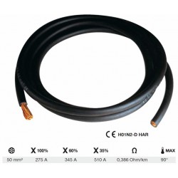 Cable H01 D.50mm² caoutchouc