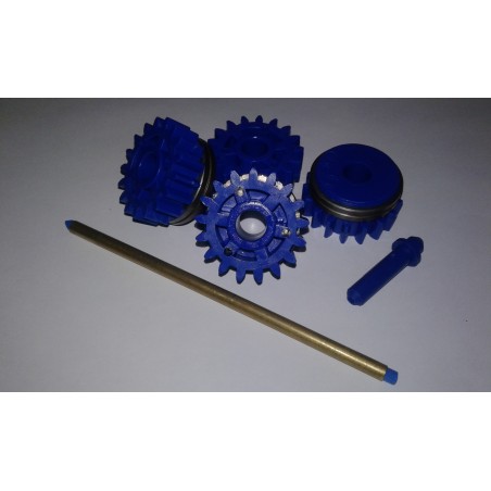 Kit galets acier V, fil 10/10, pour dévidoir MIG Migatronic. 73940055