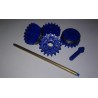 Kit galets acier V, fil 10/10, pour dévidoir MIG Migatronic. 73940055