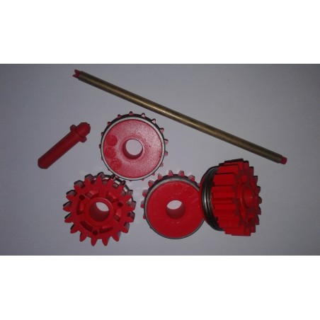 Kit galets acier V, fil 12/10, pour dévidoir MIG Migatronic. 73940057