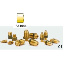 Écrou en laiton pour raccord olive 1/4"G. A utiliser avec l'olive FA3033.
